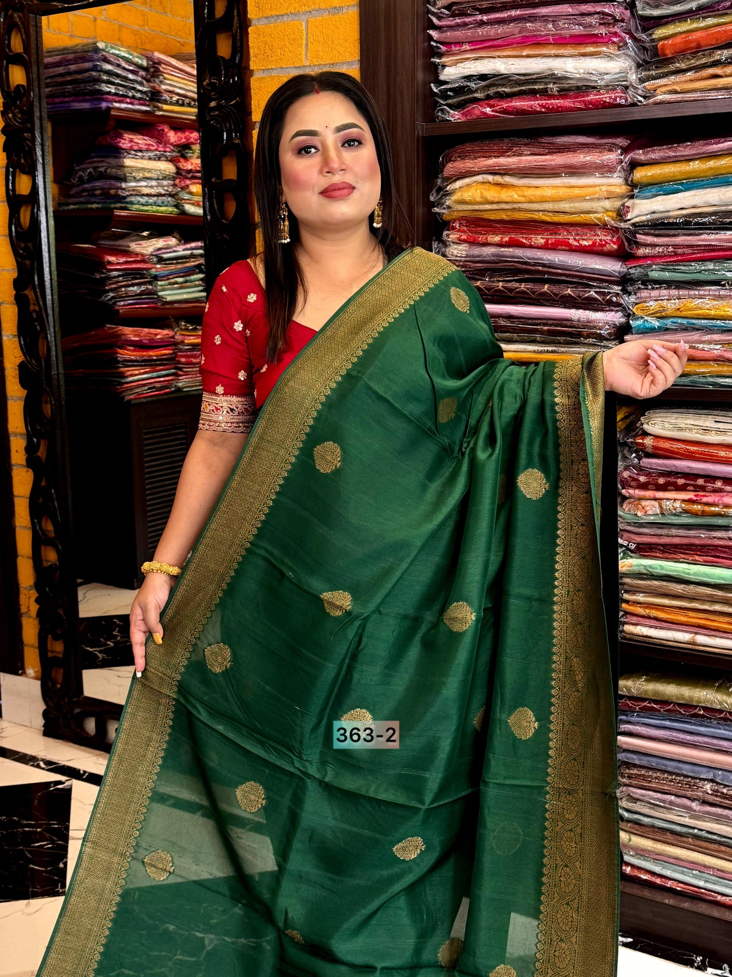 Semi Raw Silk Benarasi