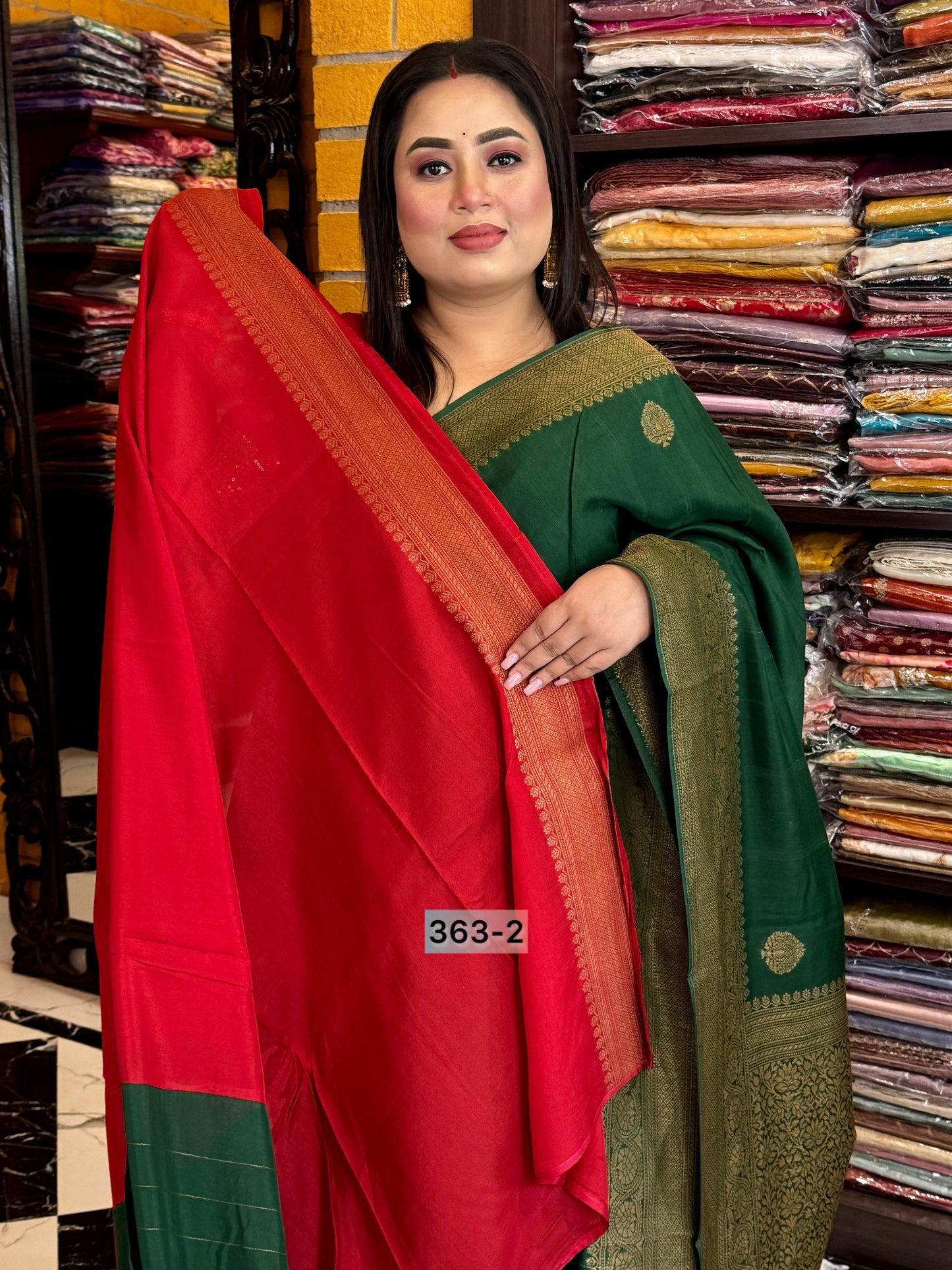 Semi Raw Silk Benarasi