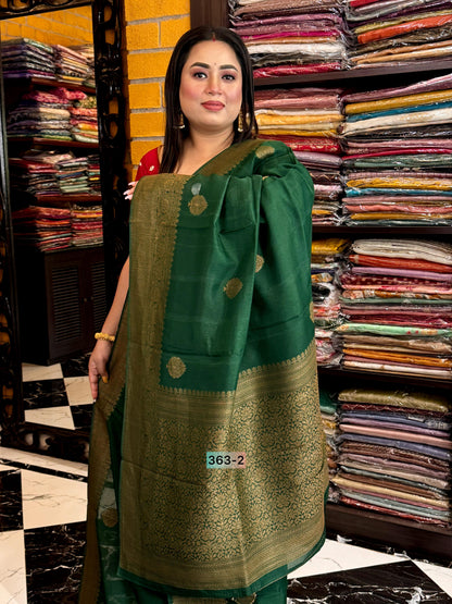 Semi Raw Silk Benarasi