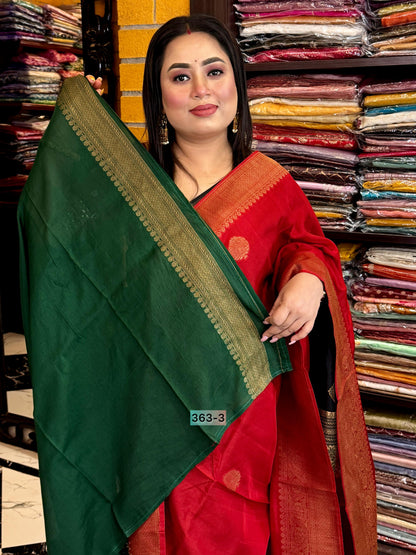 Semi Raw Silk Benarasi