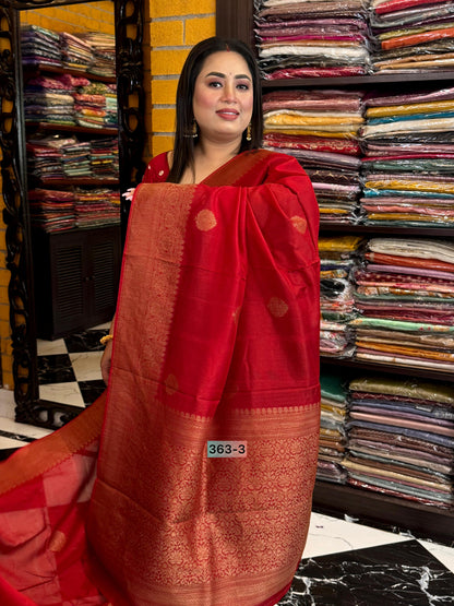 Semi Raw Silk Benarasi