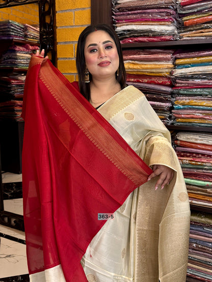 Semi Raw Silk Benarasi