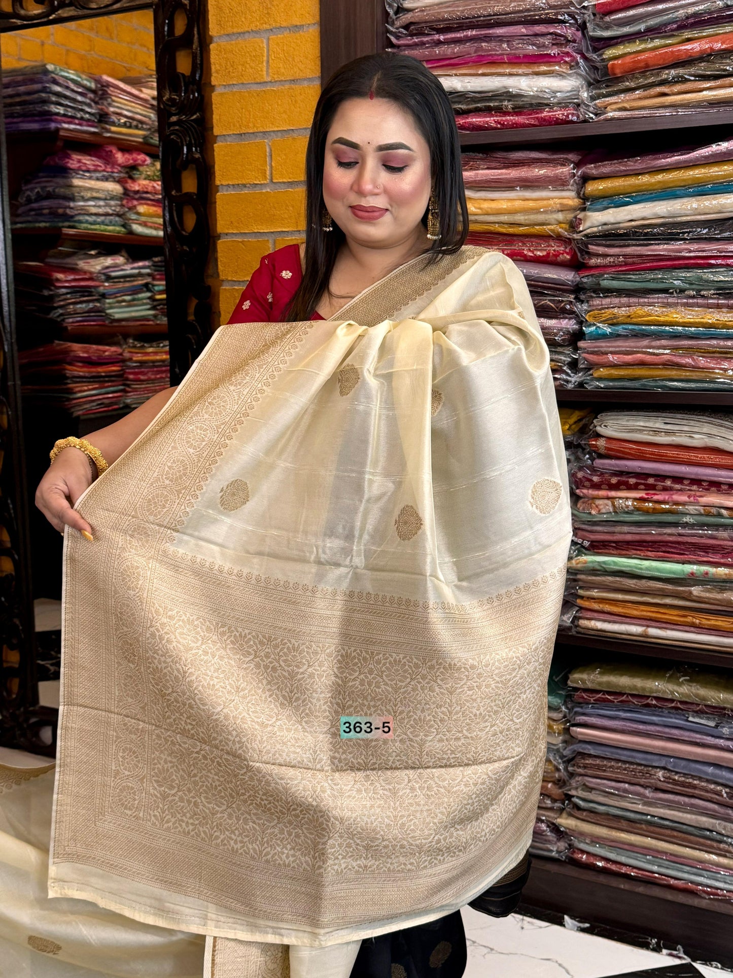 Semi Raw Silk Benarasi