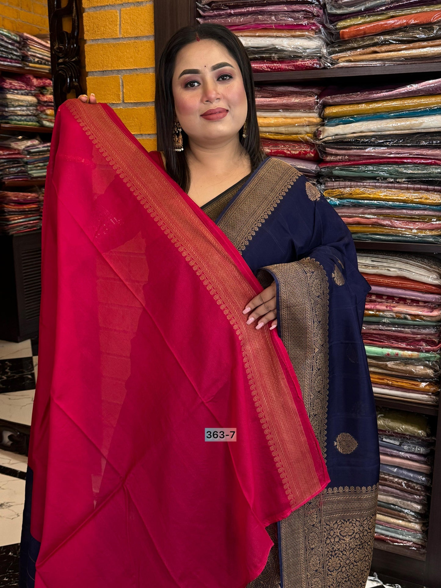 Semi Raw Silk Benarasi