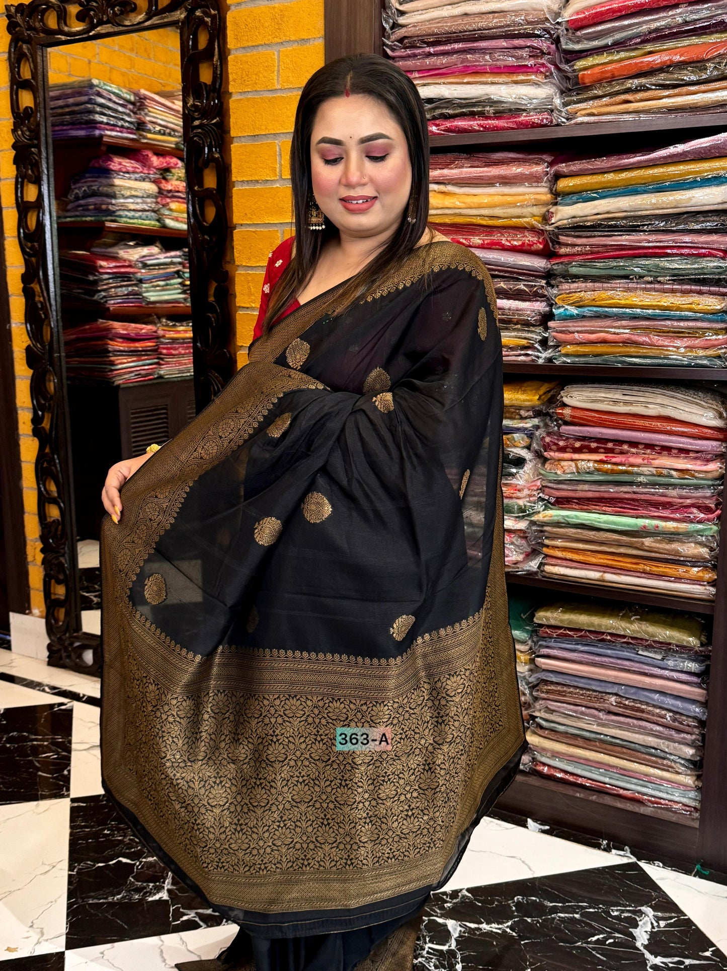 Semi Raw Silk Benarasi