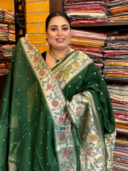 Tussar Georgette