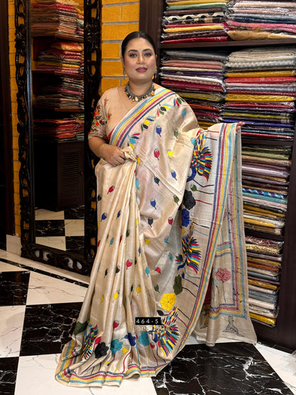 Tussar kantha