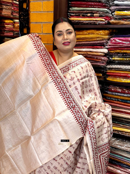 Tussar kantha