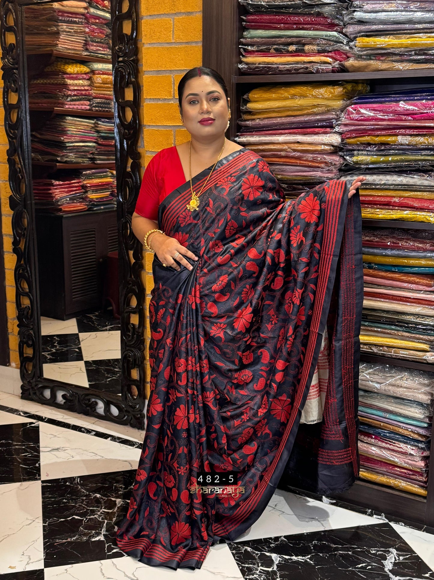 Tussar kantha