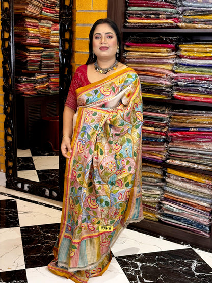 Tussar kantha