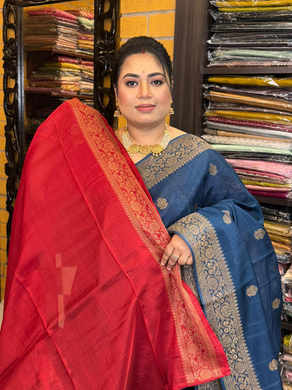 Semi Raw Silk Benarasi