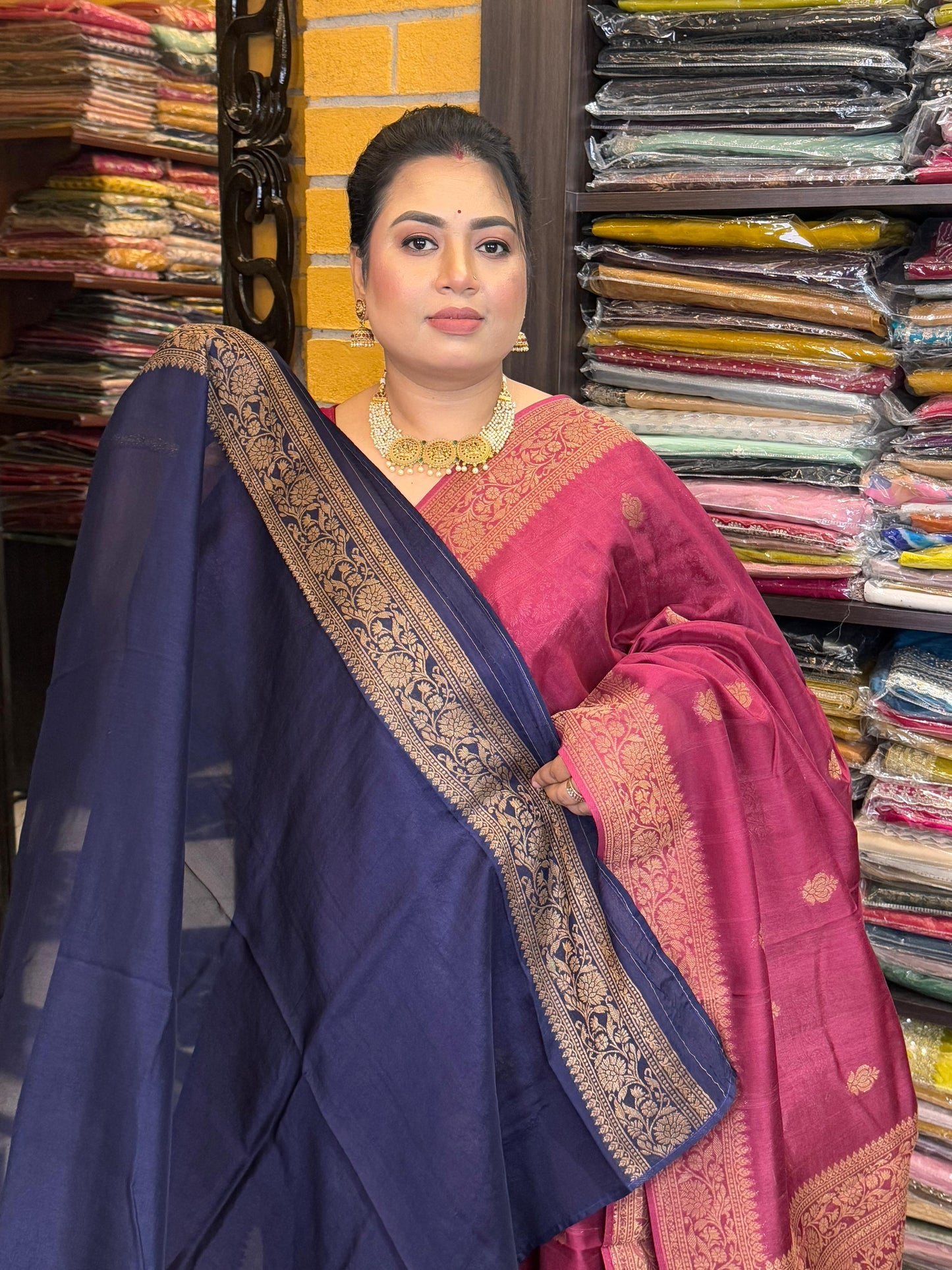 Semi Raw Silk Benarasi