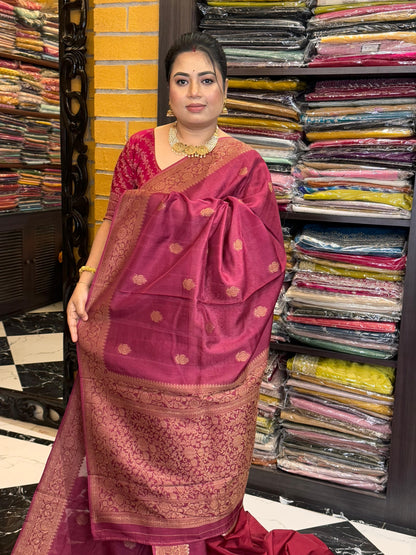 Semi Raw Silk Benarasi