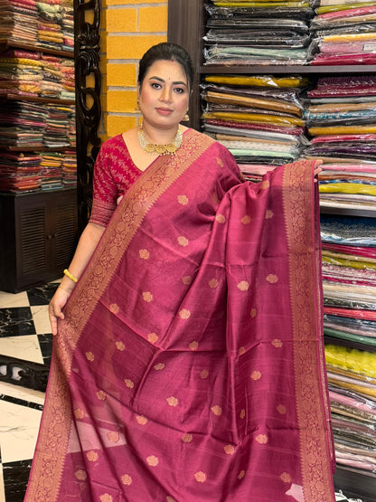 Semi Raw Silk Benarasi