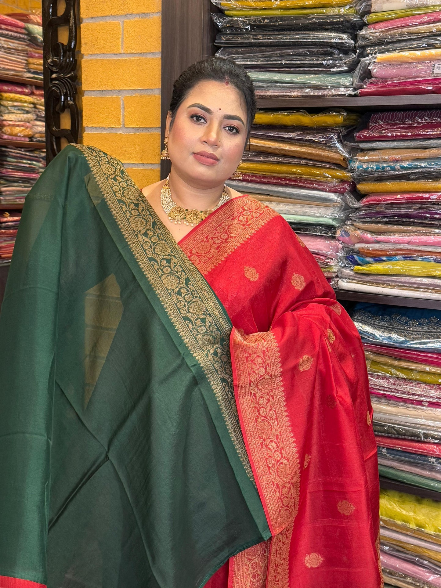 Semi Raw Silk Benarasi