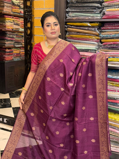 Semi Raw Silk Benarasi