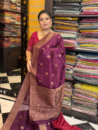 Semi Raw Silk Benarasi